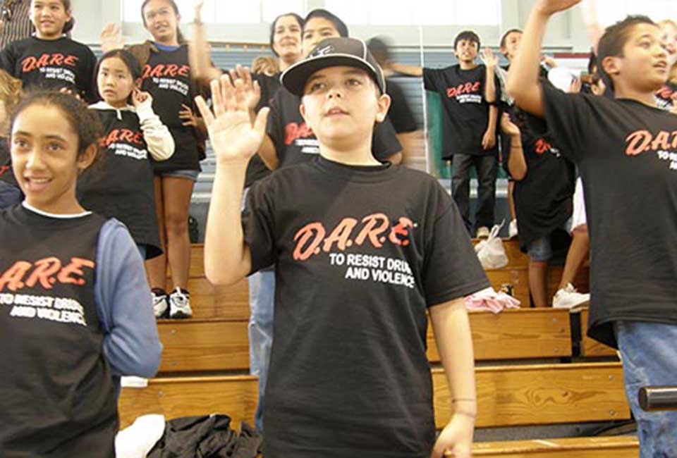 image of D.A.R.E. graduates