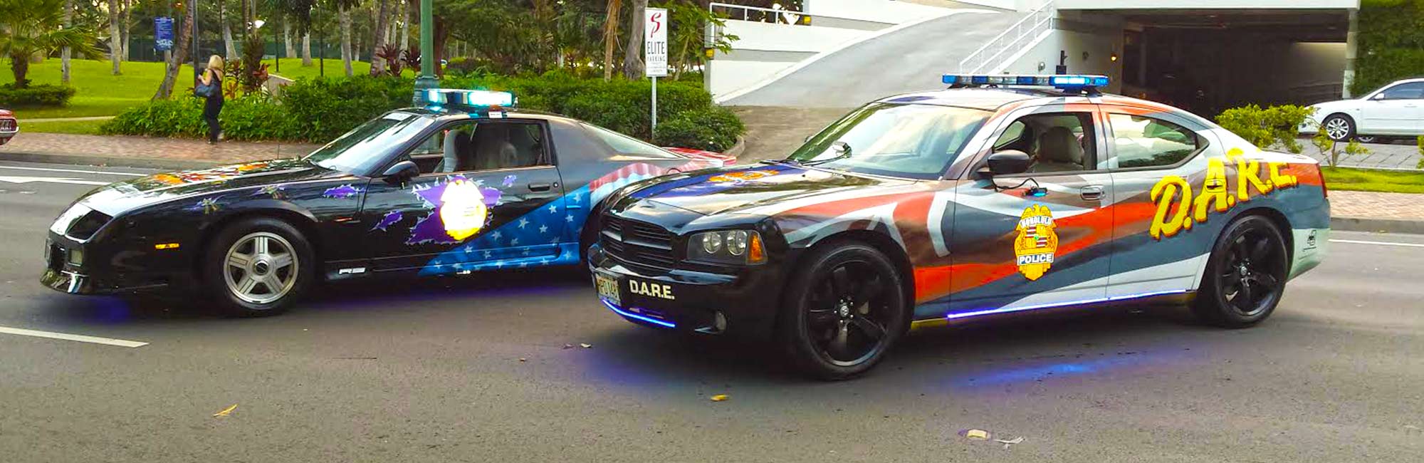 image of Oahu D.A.R.E. cars