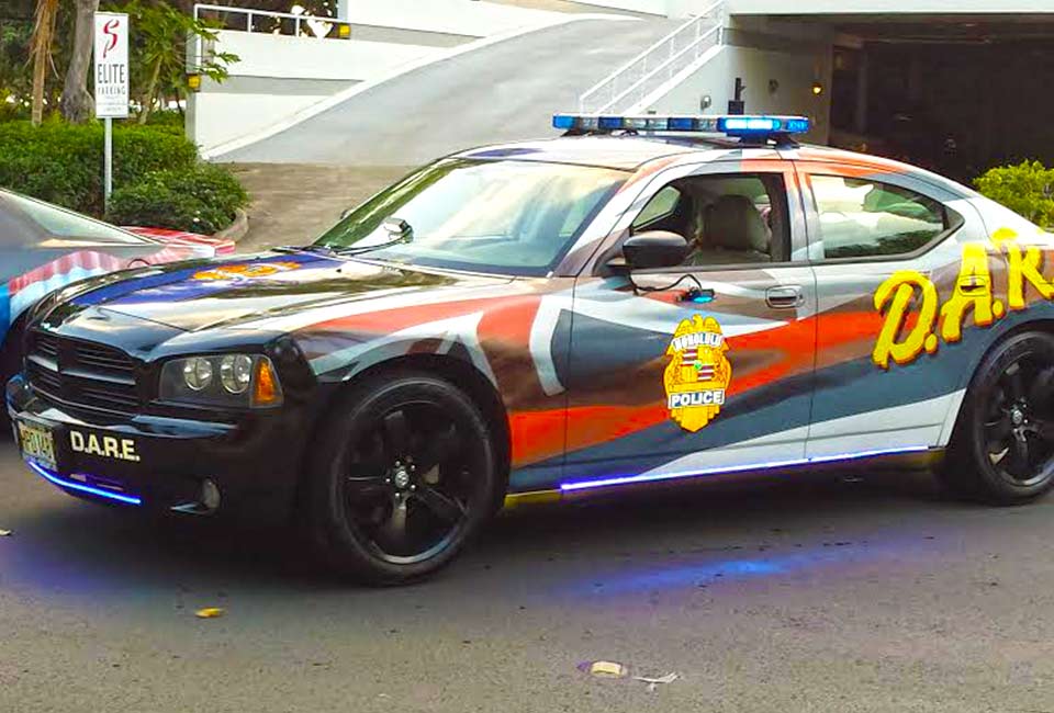 image of Oahy D.A.R.E. car